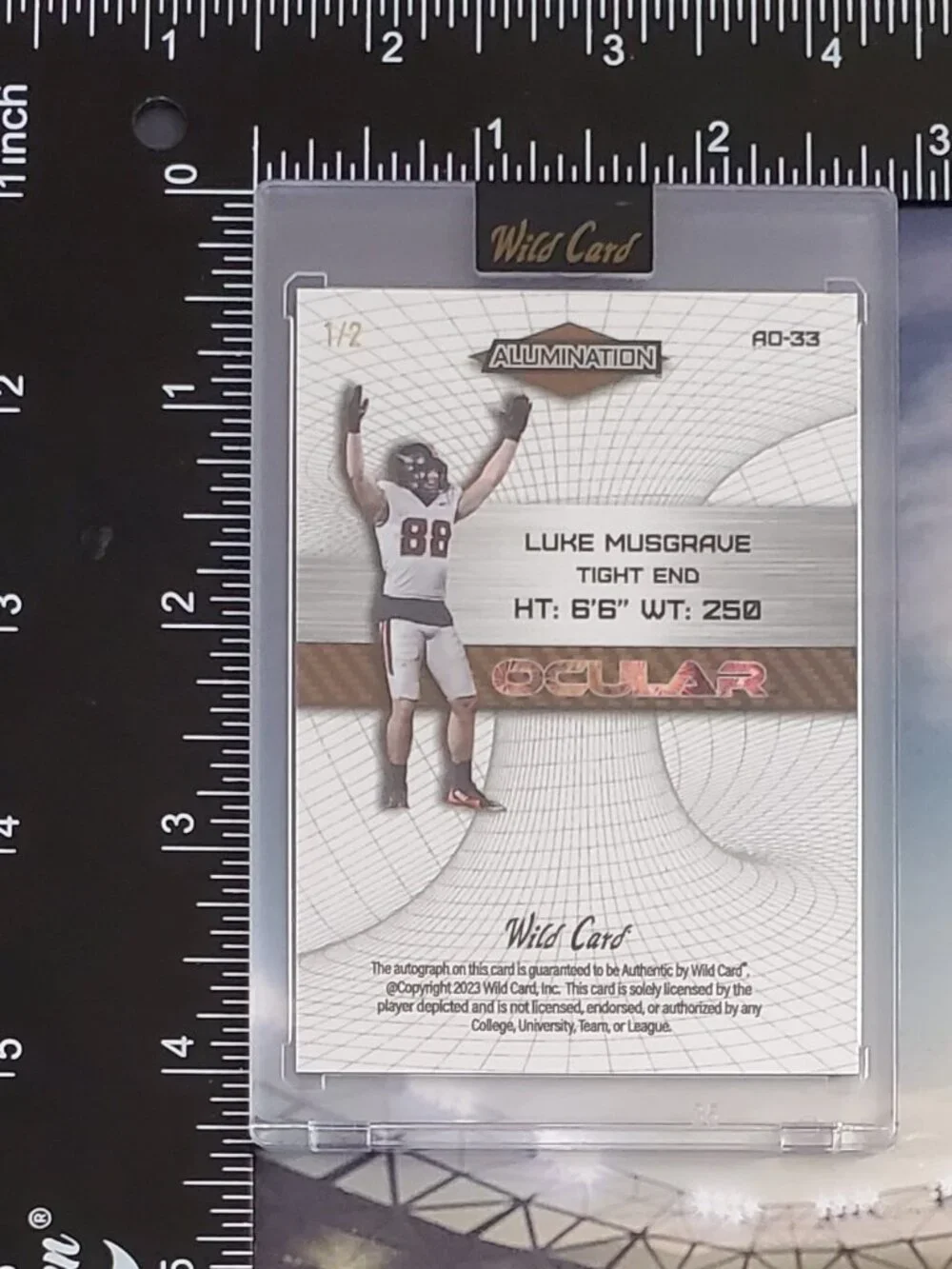 2023 Wild Card Luke Musgrave Auto 